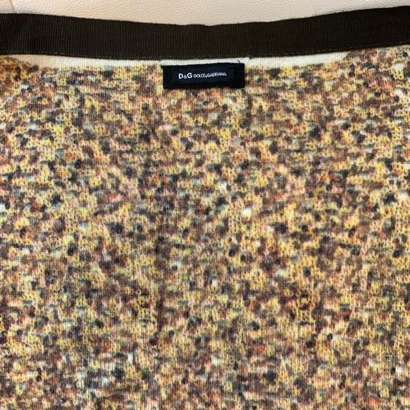 DOLCE&GABBANA High Waisted Wool Skirt Sz M - Picture 4 of 5